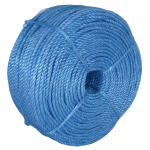 6mm x 220m Blue Poly Rope Coil